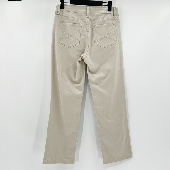 NYDJ Straight Leg Pants Women's Size 4P Beige Lift Tuck Technology - Picture 3 of 5